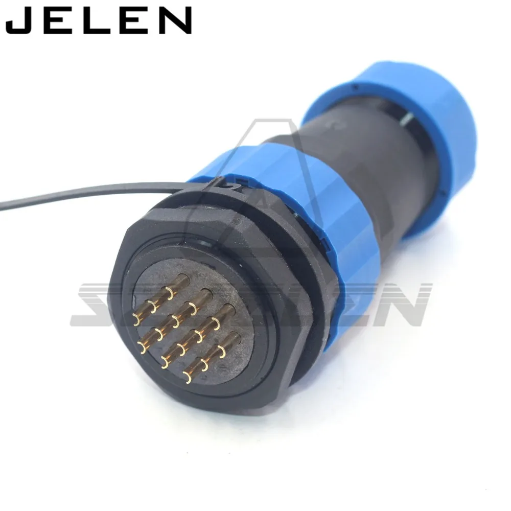 Фонарь 14 контактный разъем для электрического провода водонепроницаемые