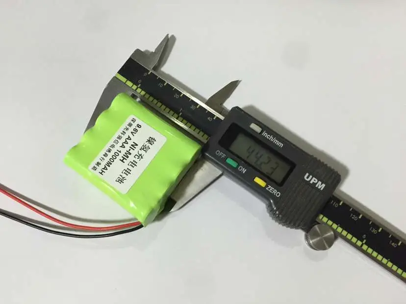 Новинка Подлинная никель металлогидридная батарея 9 6 в AAA 1000 мАч Ni MH печатная