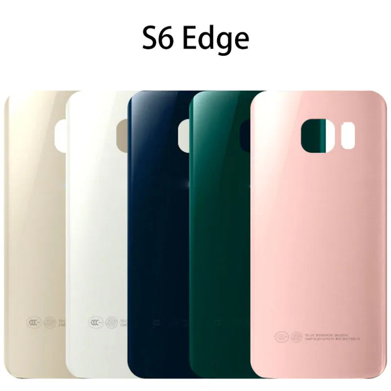 Задняя крышка из стекла с аккумулятором S6 Edge Plus для Samsung Galaxy G920 S6Edge G925 G928 корпус