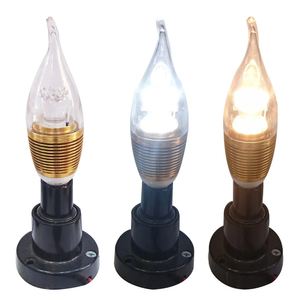 IPROLED New 3W CCT dimmable brightness adjustable led Candle light lamp work with RF remote or WIFI controller | Лампы и освещение