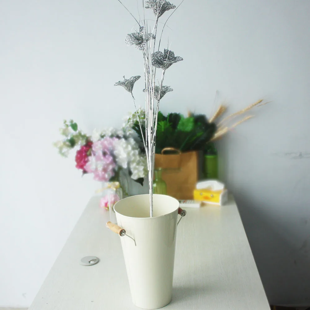 Рождественские украшения для дома цветок блестящая Рождественская трава