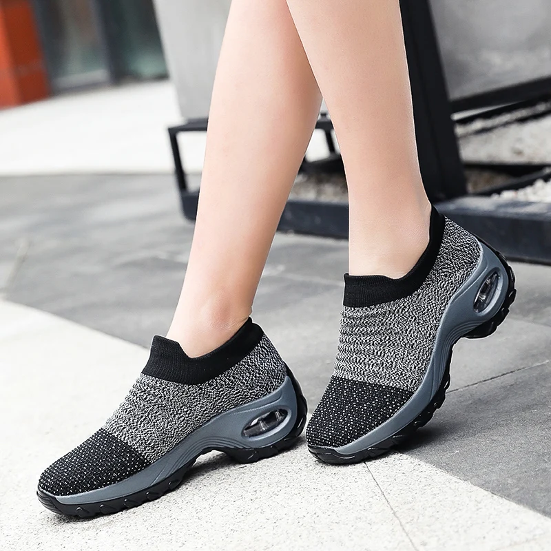 Big Size 42 Tenis Feminino 2019 New Air Cushion Women Tennis Shoes Outdoor Sport Female Soft Lightweight Non-Slip Shoe | Спорт и