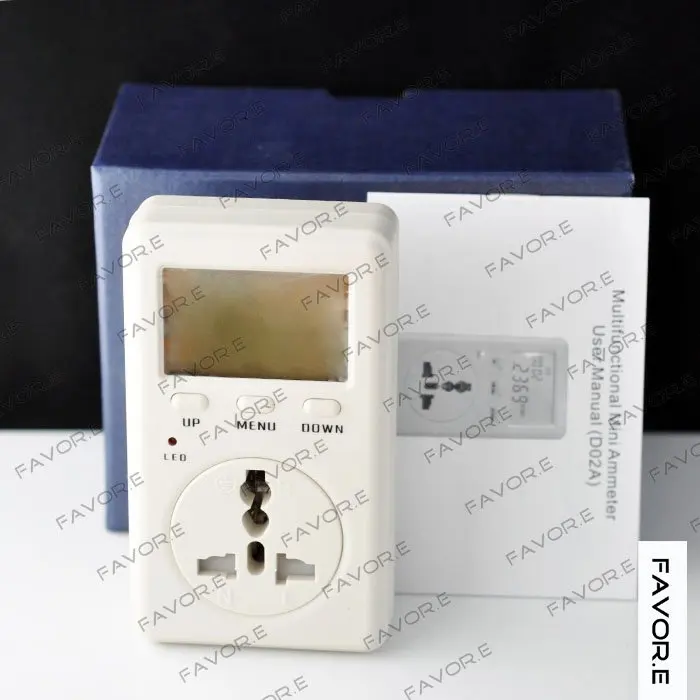 single phase plug in digital Swiss power meter