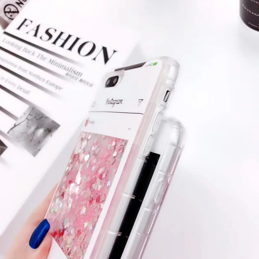 Чехол для iPhone Xs Max XR X 7 8 plus новые поступления силиконовый мягкий творческий песочный чехол милый классический повседневный модный свежий дизайн.