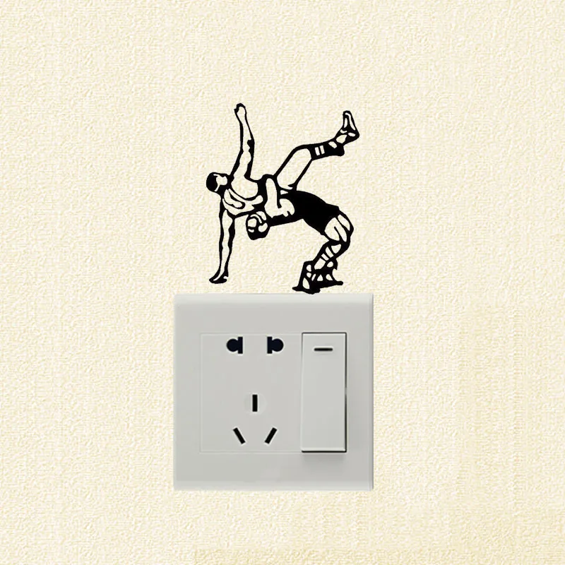 Оригинальная креативная Спортивная борцовая виниловая стена наклейка