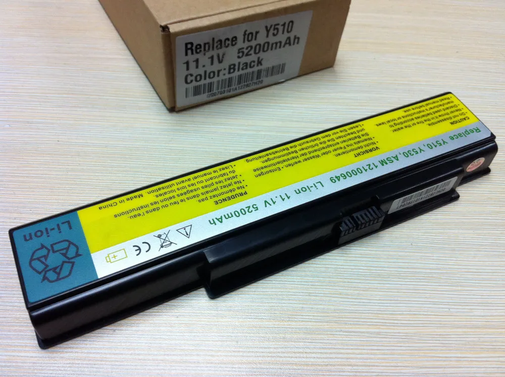 Аккумулятор для ноутбука Lenovo Y510 Y510A Y710 Y730 Y530 Y530A Y730A 5J7706 FRU 121TSOAOA|fru 92p1139|fru 92p1141fru 92p1137 |