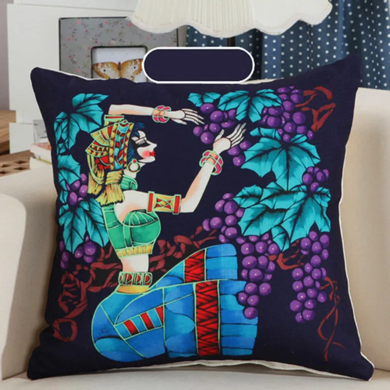 Новинка 2019 фольклорная оригинальная наволочка для подушки хлопчатобумажная