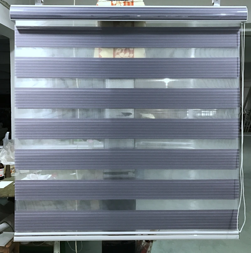 Шторы с двойным роликом навесные шторы для гостиной серого цвета вырезанные под