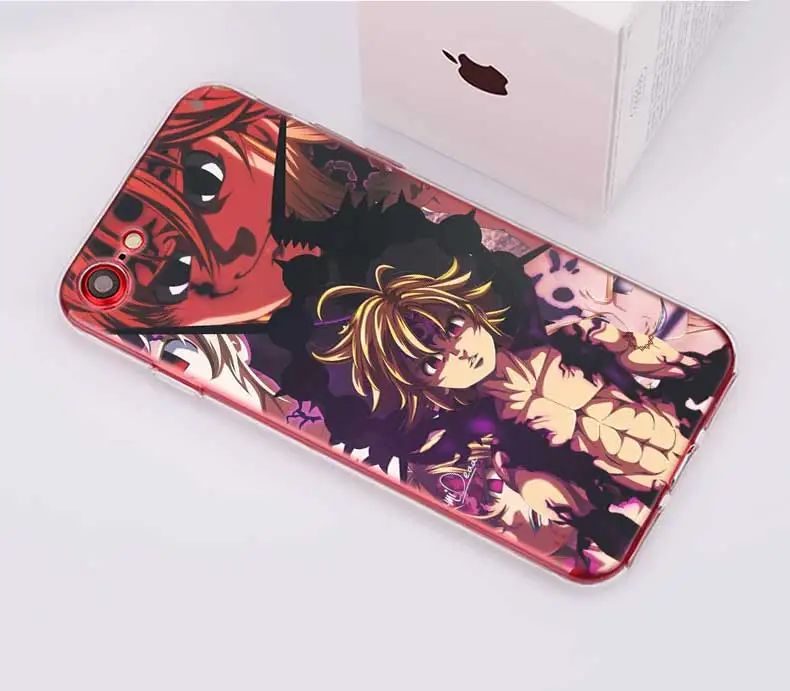 Прозрачный чехол Nanatsu no Taizai Seven Deadly Sin для Apple iPhone 11 Pro Max 7 8 Plus 6 6s Plus 5 5S X XR XS TPU мягкий чехол s Coque