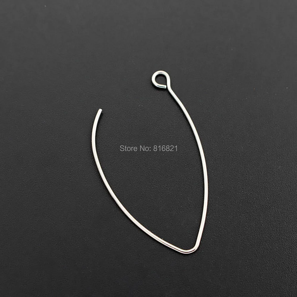 Серьги из нержавеющей стали с зажимом для ушной проволоки петлей соединители
