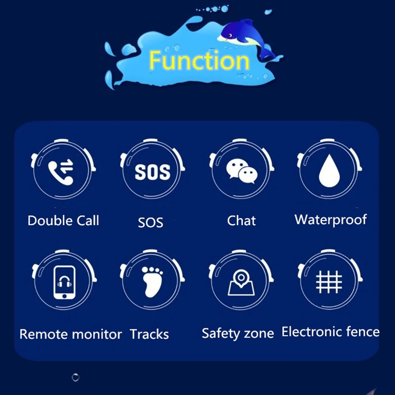 Водонепроницаемые Детские Смарт часы с GPS сенсорным экраном SIM картой DF25 детские