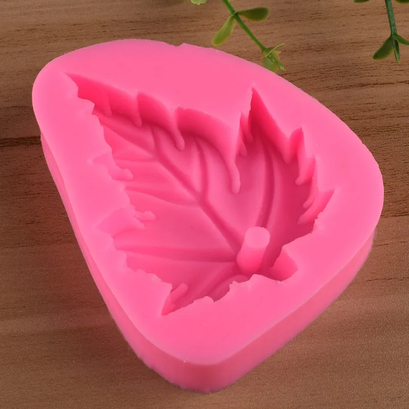 Maple Leaf Silicone Fondant Cake Mold Cupcake Chocolate Decor Baking Tool Moulds Sugarcraft Decorating Fimo | Дом и сад
