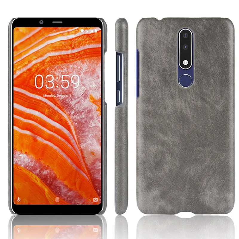 Чехол для Nokia 3 1 Plus жесткий кожаный чехол телефона из ПК TA-1113 TA-1115 TA-1118 TA-1125 TA-1104 |