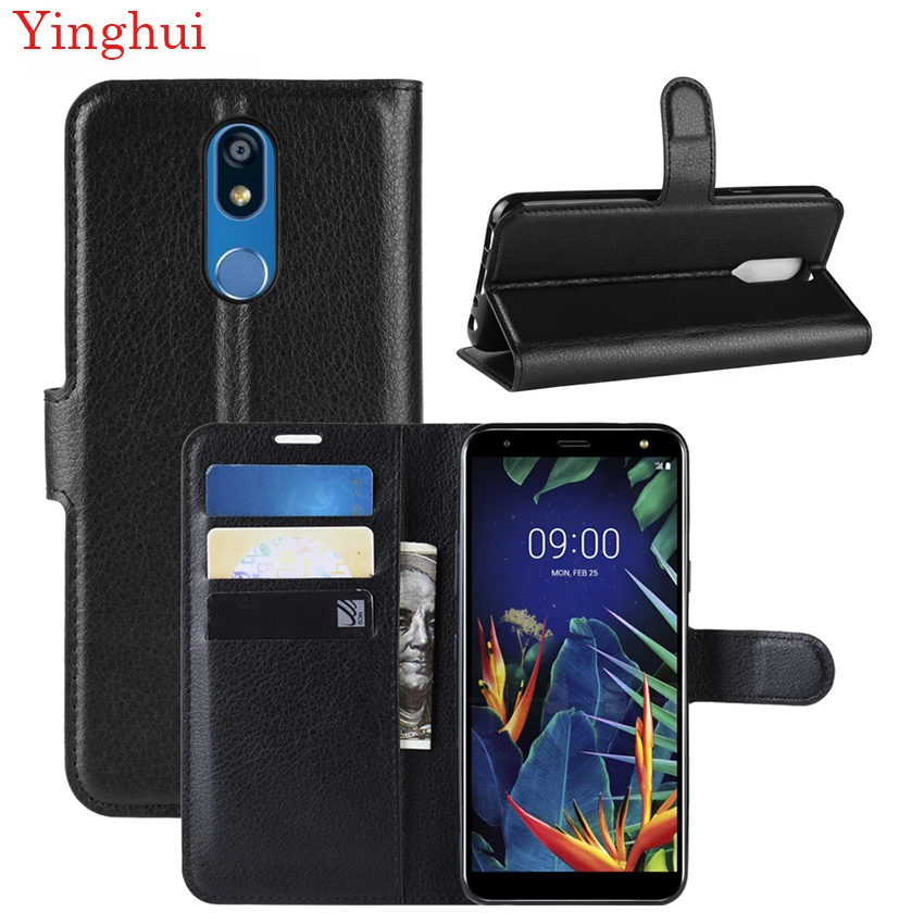 Для LG v40 Чехол кожаный флип чехол для телефона Высокое качество PU подставка чехлы