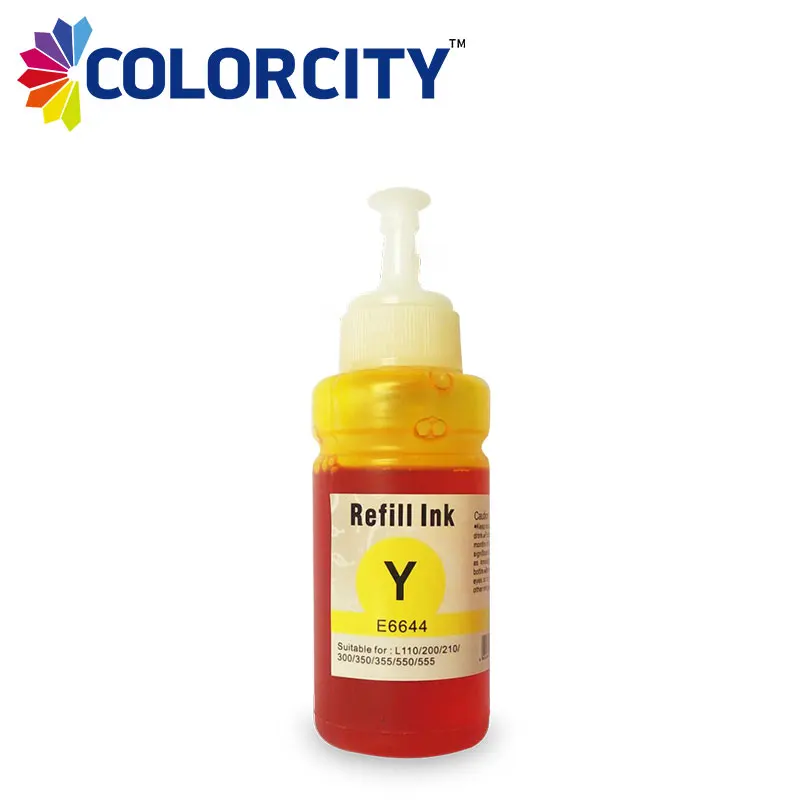 1pcs 70ml Yellow Y ink T6734/T6644 special dye for Epson L100 L111 L110 L200 L210 L201 L211 L220 l800 L801 L810 L850 L1800 | Компьютеры и