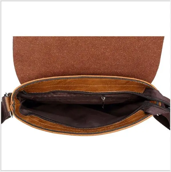 New Jeep Men's Bag Business Bag Men's Shoulder Messenger Bag Jeep Leather Casual Bag