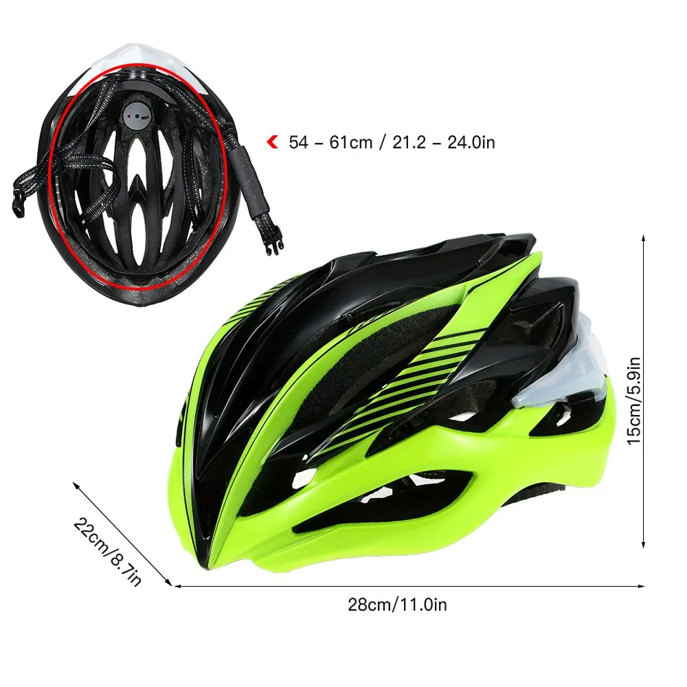 Умный велосипедный шлем USB Перезаряжаемый с светодиодный сигнальный фонарь для