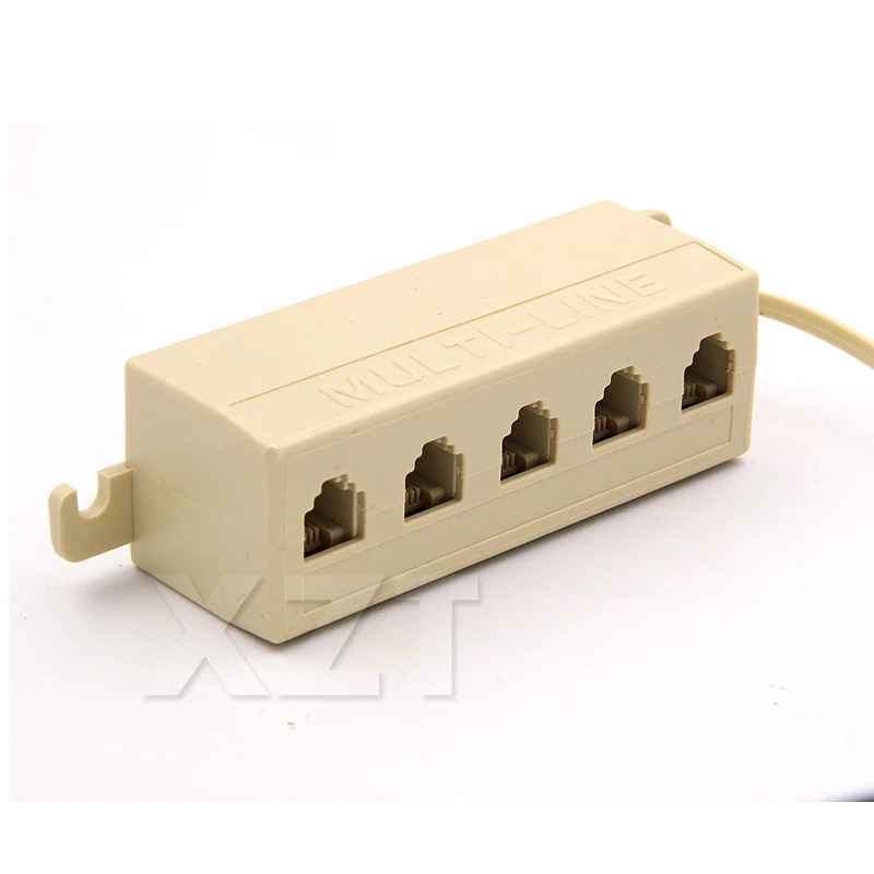 1 шт. Новый RJ11 6P4C Джек до 5 мама телефонный кабель Линия Y сплиттер удлинитель