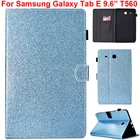Блестящий чехол для Samsung Galaxy Tab E 9,6, T560, чехол-подставка, мягкая силиконовая сумка из ТПУ, чехол tabe 9,6 дюйма, SM-T560, T561, блестящий чехол