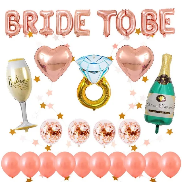 Свадебные душ 16 дюймов золотистые Серебристые шарики буквы &quotBride To Be&quot