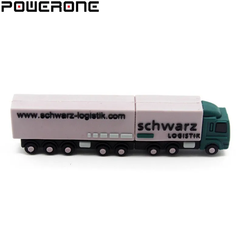 POWERONE грузовик USB флеш-накопитель карта памяти грузовик грузовой поезд Флешка 4 ГБ 8 ГБ 16 ГБ 32 ГБ 64 ГБ U диск подарок