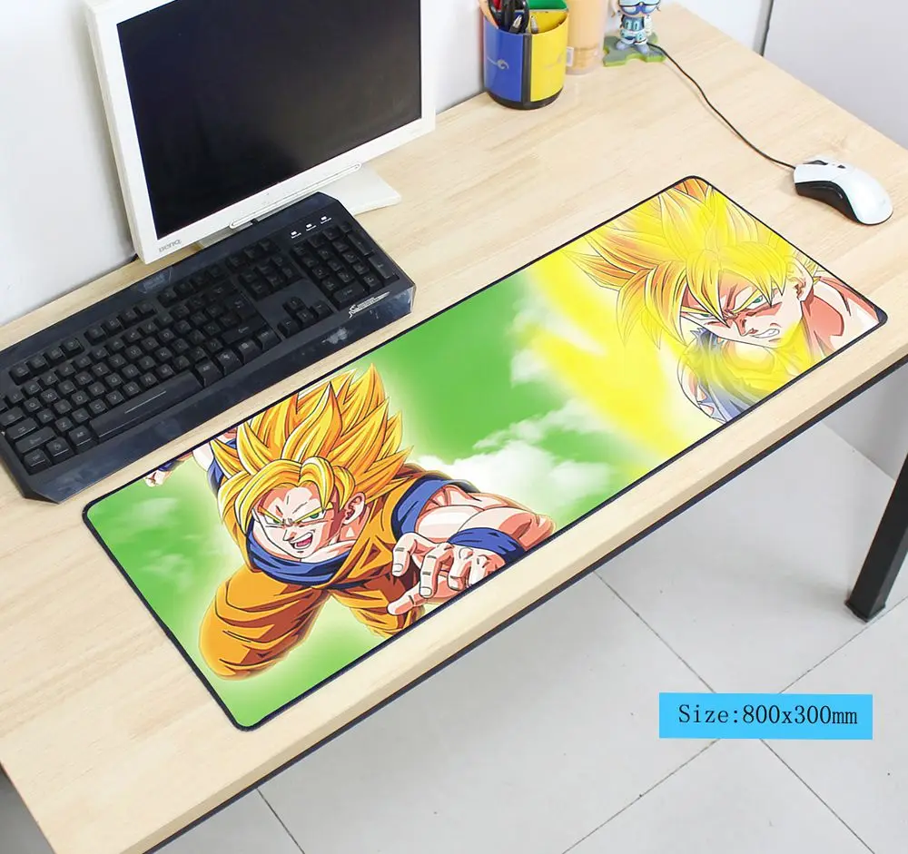 size 800x300x3mm Dragon Ball Коврик для мыши с изображением 800x300x3 мм коврик для мышь Notbook компьютер превосходный коврик для мыши игровой коврик геймер к клавиатуре коврики для мыши - Цвет: size 800x300x3mm