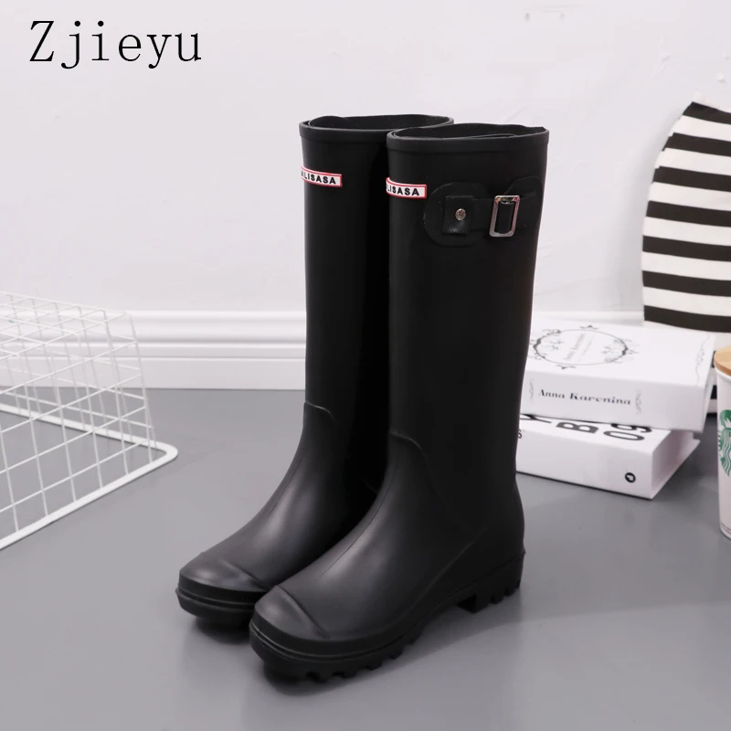 Резиновые сапоги для верховой езды черные резиновые рыбалки|galoshes|galoshes rain bootsgaloshes