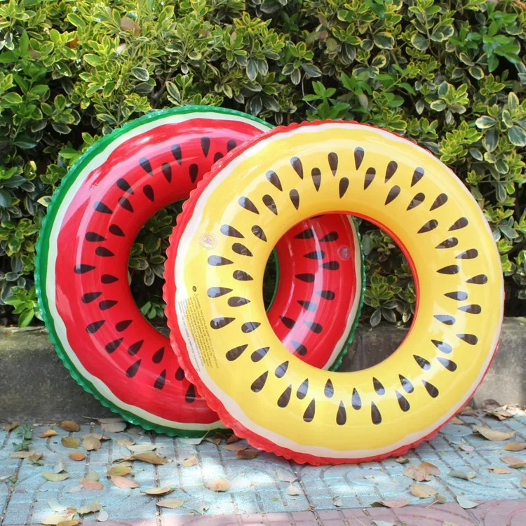 Взрослая 120 см забавная надувная игра арбуз плот плавающее кольцо для купания