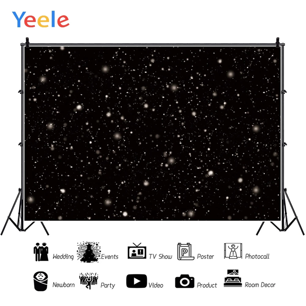 Yeele летние темные фоны для фотосъемки с маленькими звездами индивидуальные
