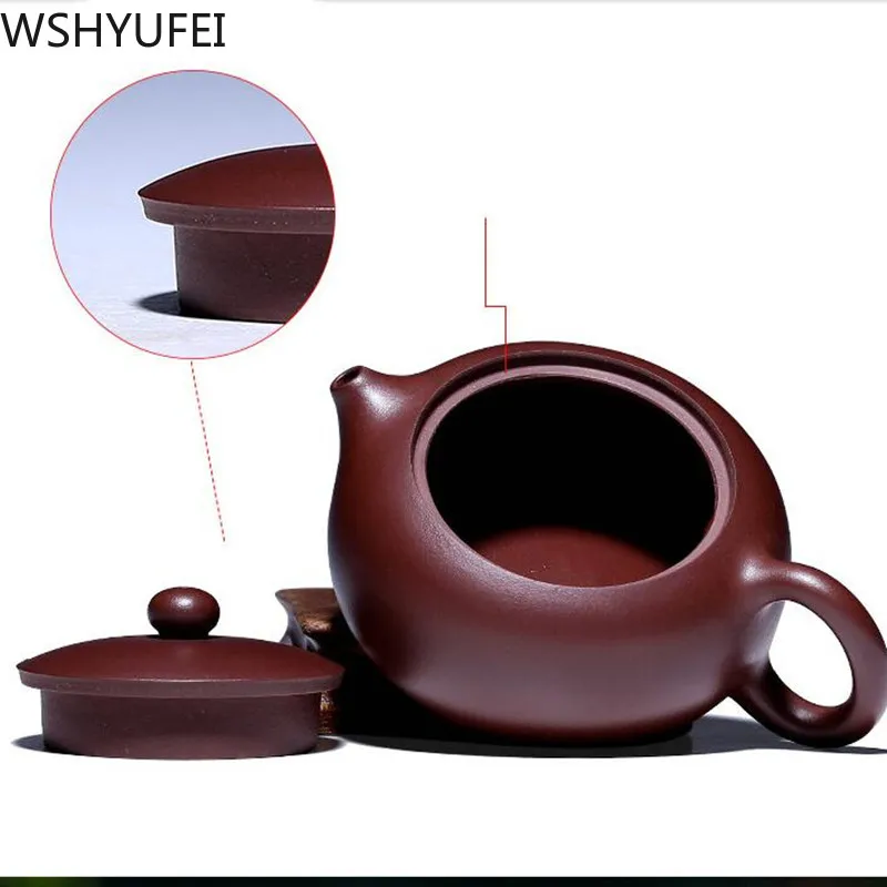 190 мл термостойкий стеклянный толстый чайник ручной работы из боросиликатного