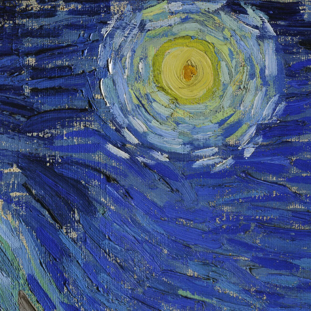Canvas Art Print World Famous Painting Starry Night by Van Gogh Copy of Prints For Home Decoration Unframed LZ139 | Дом и сад