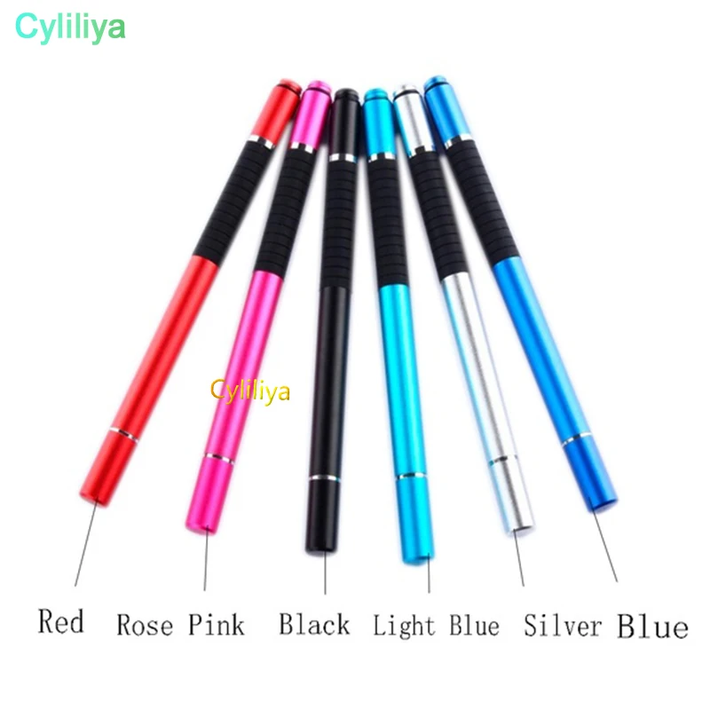 30pcs 2 in 1 Multifunction Fine Point Round Thin Tip Touch Screen Pen Capacitive Stylus For Smart Phone Tablet iPad iPhone | Мобильные