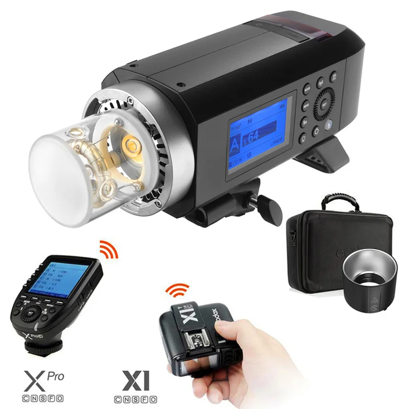Godox Wistro AD400Pro Универсальный уличный литий ионный аккумулятор вспышка 400WS TTL HSS 2 4G
