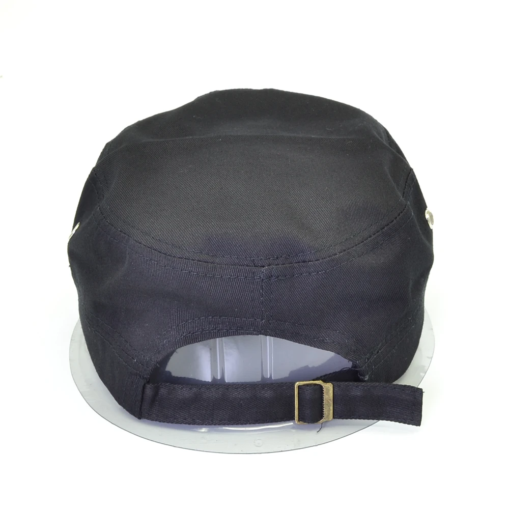 100% хлопковая модная плоская крыша Военная Шляпы Повседневная ВС sporst шляпа