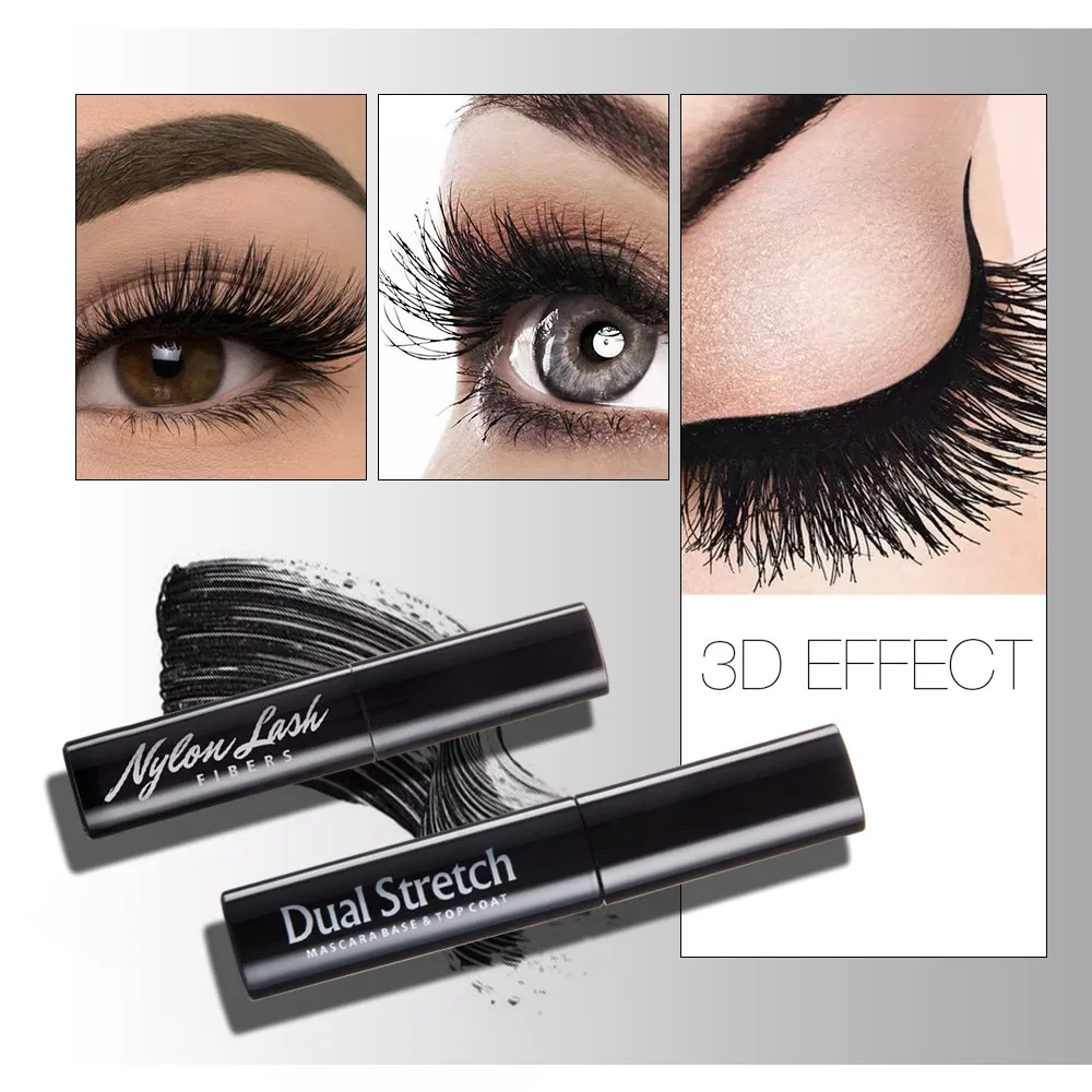 Новинка Женская водостойкая Черная 3D тушь для макияжа наращивания ресниц