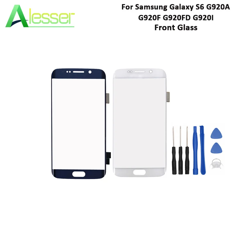 Alesser для samsung Galaxy S6 Внешний стеклянный объектив 5 1 ''Сменное Переднее стекло с
