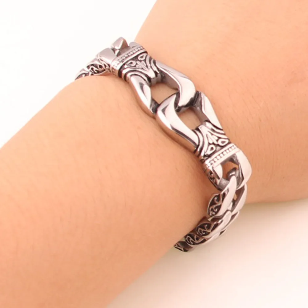 Цепочка Из Нержавеющей Стали 316L 12 мм|bracelet chain|bracelet brandbracelet fashion |