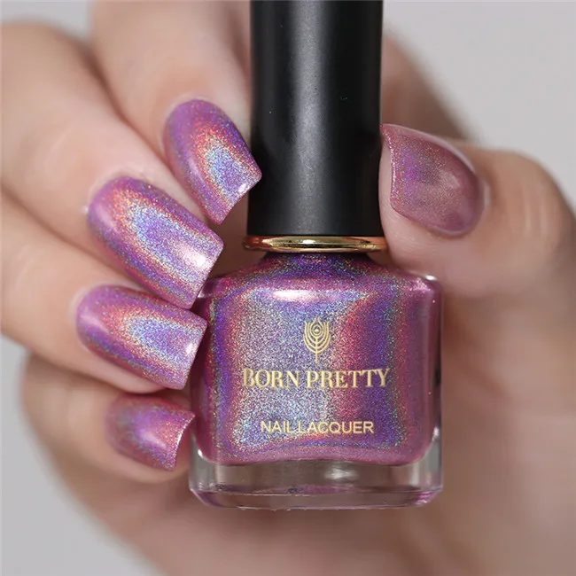 Dream of Venus BORN PRETTY Holo flowresh серия лак для ногтей 6 мл Голографический лазерный лак для ногтей сияющий блеск лак для ногтей полуперманентное масло - Цвет: Dream of Venus