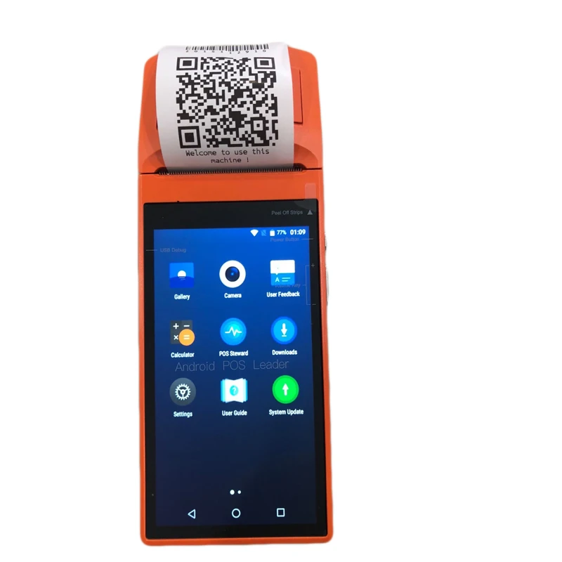 Android 6 0 1 ГБ Ram пос терминал принтер WIFI Bluetooth GPRS мини планшет POS машина с устройство