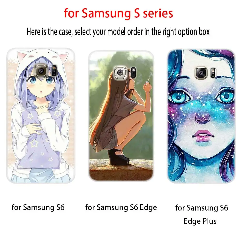 Мягкий силиконовый чехол для Samsung S30 S20 S11 S10 S9 S8 Plus lite 11e 10e Uitra S7Edge nime мультяшная