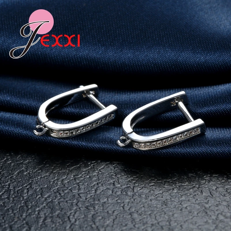 

Серьги из серебра 925 пробы, с кристаллами