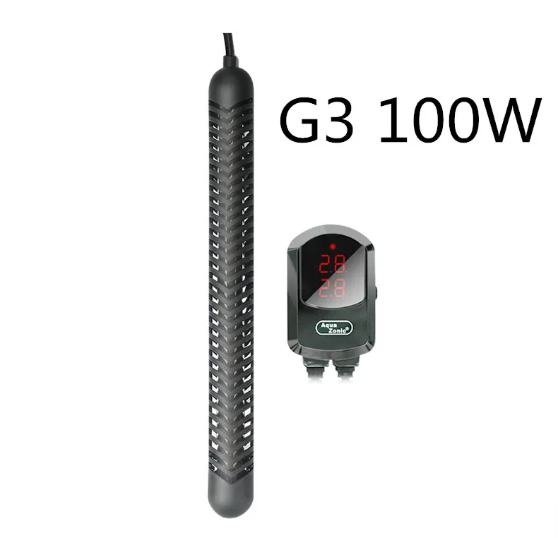 G3 100W Aqua Zonic Titan сверхмощный подогреватель для аквариума ЖК-дисплей Аквариум Пруд для рыб водонагреватель автоматический термостат 600 Вт 800 Вт 1000 Вт 1200 Вт - Цвет: G3 100W
