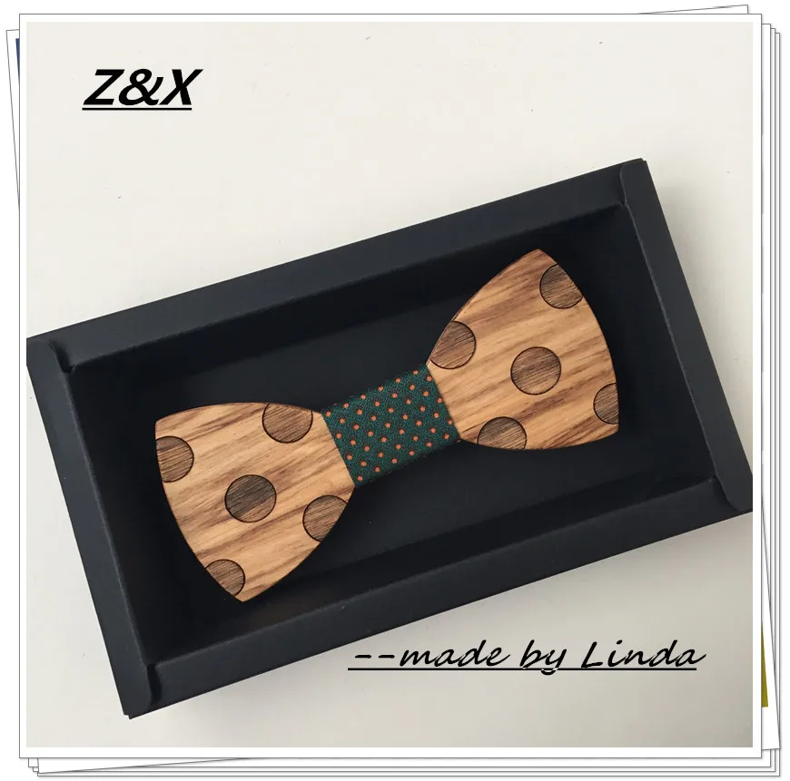 Оригинальный деревянный галстук-бабочка мужской галстук подарок для парня