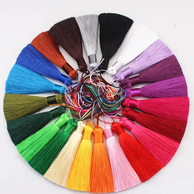 10 шт. 8 см толстые хлопковые кисточки с бахромой из полиэстера|Кисти бахрома| |
