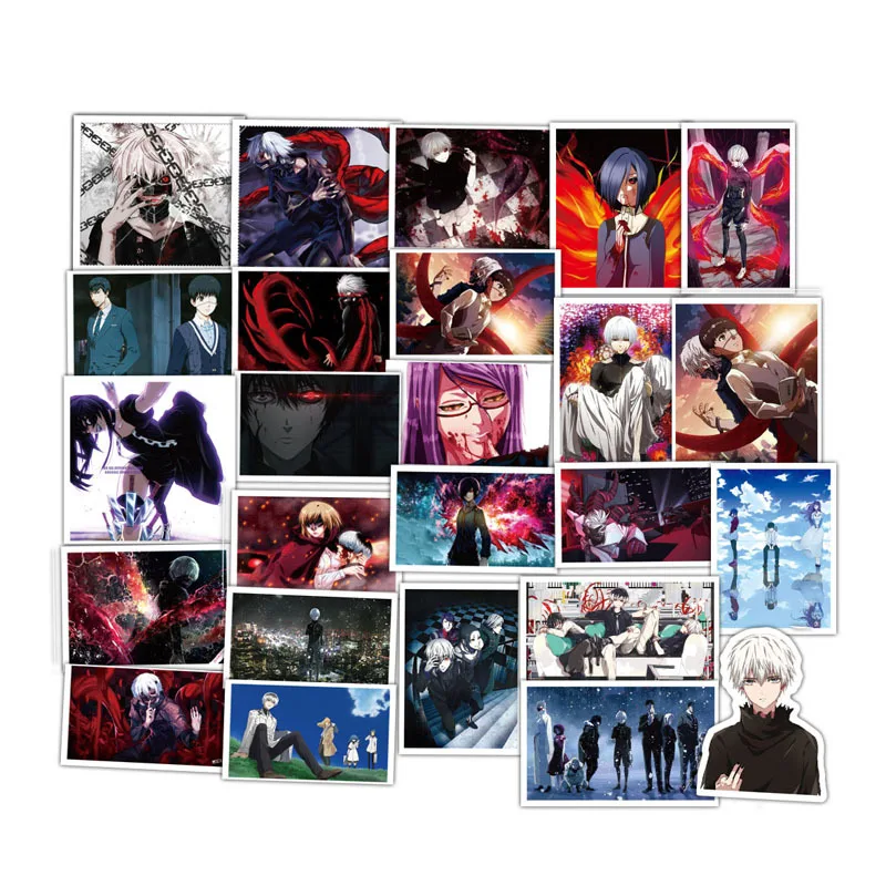 TD ZW 50 шт./лот классические аниме наклейки Tokyo Ghoul мультяшная фигура граффити