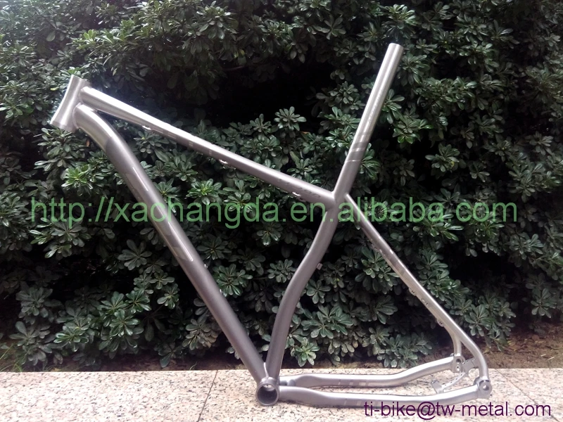 Титановая рама для горного велосипеда 29er сделано в Китае титановая с отсеком 142x12