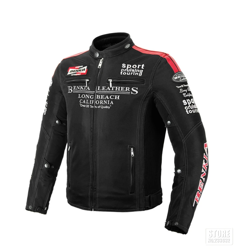 BENKIA мотоциклетная куртка мужская Мотоциклетная Куртка Мото Защитное снаряжение мотоциклетная полноразмерная Броня осень зима мото одежда