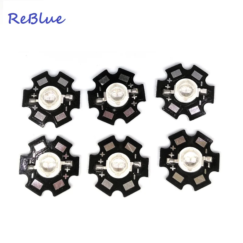 ReBlue 25 шт. светодиодный светильник для выращивания Фито лампа полный спектр Led 660nm аквариум Led ИК диоды светильник для выращивания Led лампы для выращивания рассады