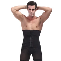 new men adjustable breathable waist cinchers slimming abdomen belly shaper girdle hook control body corset