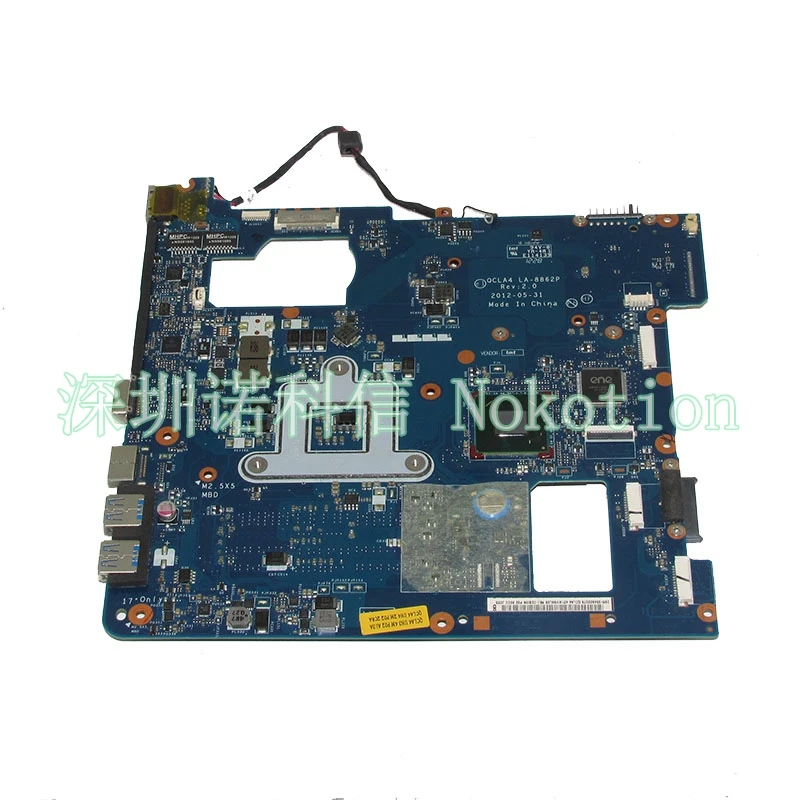 NOKOTION BA59-03539A BA59-03539B QCLA4 LA-8862P для samsung NP350V5C NP350 материнская плата для ноутбука HM76 Intel HD GMA графика DDR3